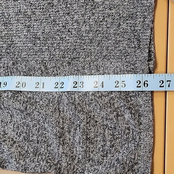Apt. 9 Size M Marled Black & White (Gray) Lightweight Open Cardigan, EUC - Picture 10 of 12